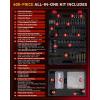 image:imageKingTool 400 Pcs Drill Bit Set  Drill Bits Screwdriver Bit Set Case with Drawer Bit Set Designed for Various Drilling amp Screw Driving Tasks for Metal Wood Masonry Perfect for DIY Projects400 PCS