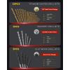 image:imageKingTool Drill Bit Set  418 PCS Drill Bits Drill Set amp Drill Bit for Wood Metal Masonry Cement Screwdriver Bit Set Combo Kit Perfect for DIY Projects and Home Repairs