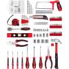 image:imageKingTool Home Repair Tool Kit  149 Pieces Basic Home Repair Tool Set General Mechanic Tool Set General Household Tool Kit with Plastic Toolbox Perfect for Homeowner Office amp College Repairs226Pieces