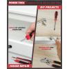 image:imageKingTool Home Repair Tool Kit  149 Pieces Basic Home Repair Tool Set General Mechanic Tool Set General Household Tool Kit with Plastic Toolbox Perfect for Homeowner Office amp College Repairs286Pieces