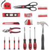 image:imageKingTool Home Repair Tool Kit  149 Pieces Basic Home Repair Tool Set General Mechanic Tool Set General Household Tool Kit with Plastic Toolbox Perfect for Homeowner Office amp College Repairs149Pieces