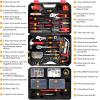 image:imageKingTool Home Repair Tool Kit  149 Pieces Basic Home Repair Tool Set General Mechanic Tool Set General Household Tool Kit with Plastic Toolbox Perfect for Homeowner Office amp College Repairs325Pieces