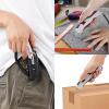 image:imageKingTool SelfRetracting Box Cutter with Holster amp Belt Clip Auto Retractable Safety Utility Knife with Total 10PCS SK5 blades Aaluminum Shell with Rubber Grip Sturdy amp StrongAutoRetractable