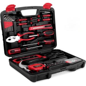 image:imageKingTool Home Repair Tool Kit  149 Pieces Basic Home Repair Tool Set General Mechanic Tool Set General Household Tool Kit with Plastic Toolbox Perfect for Homeowner Office amp College Repairs149Pieces