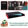image:image386 pcs Advanced Leather Sewing Tools and Supplies with Carrying Organizer Cutting Mat Stamping Tools Needles Snaps and Rivets Kit Perfect for Stitching Punching Cutting Sewing Leather Craft Making