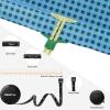 image:image78 Pcs Rotary Cutter Set  KingTool 45mm Cutter Kit with A3 Cutting Mat Fabric Scissors 3 Replacement Blades Quilting Rulers Sewing Clips Sewing Pins  Perfect for CraftingQuiltingSewing78Pcs With Scissors