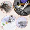 image:image78 Pcs Rotary Cutter Set  KingTool 45mm Cutter Kit with A3 Cutting Mat Fabric Scissors 3 Replacement Blades Quilting Rulers Sewing Clips Sewing Pins  Perfect for CraftingQuiltingSewing78Pcs With Scissors