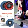 image:imageKingTool 27pcs Angle Grinder Wheel Set Grinder Disc Set Includes 20pcs Cutting Wheel 5pcs Grinding Wheel 2pcs Flap Discs with 412 Diameter and 78 Arbor for Steel and Stainless Cutting Grinding
