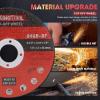 image:imageKingTool 31pcs Grinding amp Cutting Wheels 4 12 inch Grinder Disc Set  25pcs Cutting Wheel 3pcs 4 12 Grinding Wheels 3pcs Flap Discs with 78 Arbor for Angle Grinder Steel and Stainless