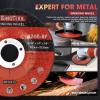 image:imageKingTool 31pcs Grinding amp Cutting Wheels 4 12 inch Grinder Disc Set  25pcs Cutting Wheel 3pcs 4 12 Grinding Wheels 3pcs Flap Discs with 78 Arbor for Angle Grinder Steel and Stainless