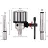 image:imageKingTool 4 Pcs Drill Chuck Set  12Inch Drill Chuck with Chuck Key with 1 JT33MT1 and 2 JT33MT2 Morse Taper Arbor