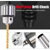 image:imageKingTool 4 Pcs Drill Chuck Set  12Inch Drill Chuck with Chuck Key with 1 JT33MT1 and 2 JT33MT2 Morse Taper Arbor