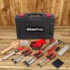 image:imageKingTool 87 Pc Advanced Wood Chisel Set with Storage Case Including Superior Chisels  HeatTreated CrV Alloy Blades Premium Chisel Set for Carpentry Craftsman