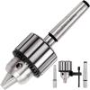 image:imageKingTool 4 Pcs Drill Chuck Set  12Inch Drill Chuck with Chuck Key with 1 JT33MT1 and 2 JT33MT2 Morse Taper Arbor
